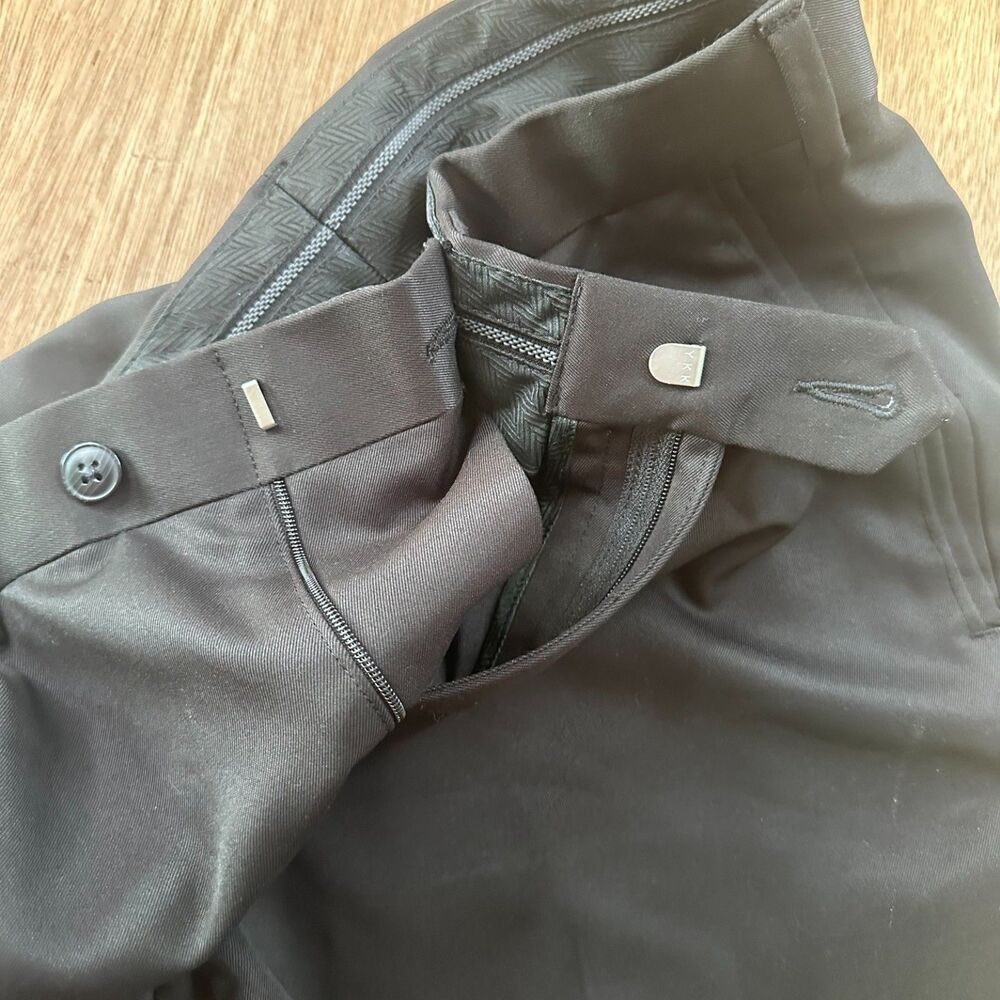 TravelSmith Dress Pants Black Womens 32x32 Career Straight Leg Slacks - Picture 4 of 7